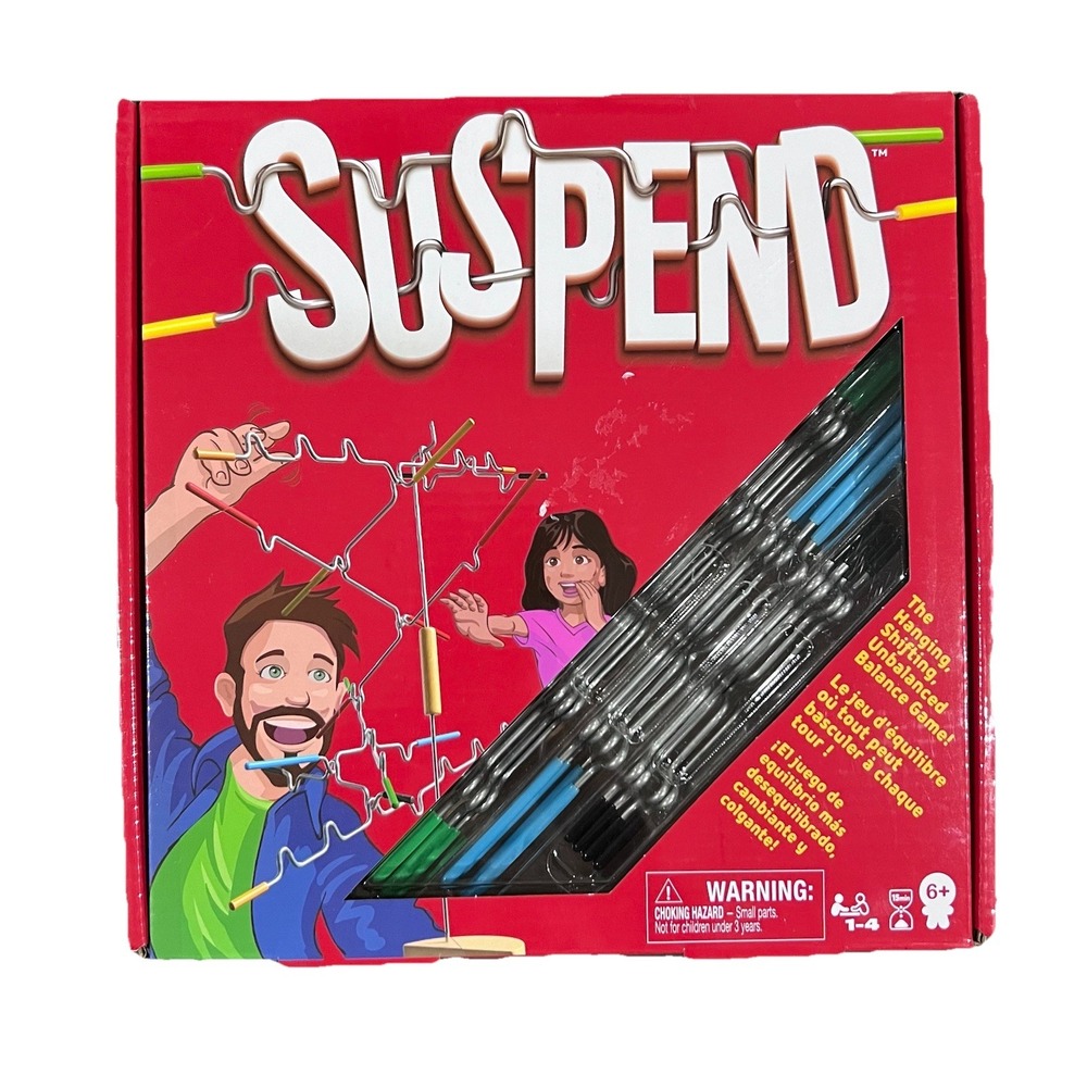 Suspend, a Balancing Family Game of Tricky Hangs & Steady Hands, Family Game NEW